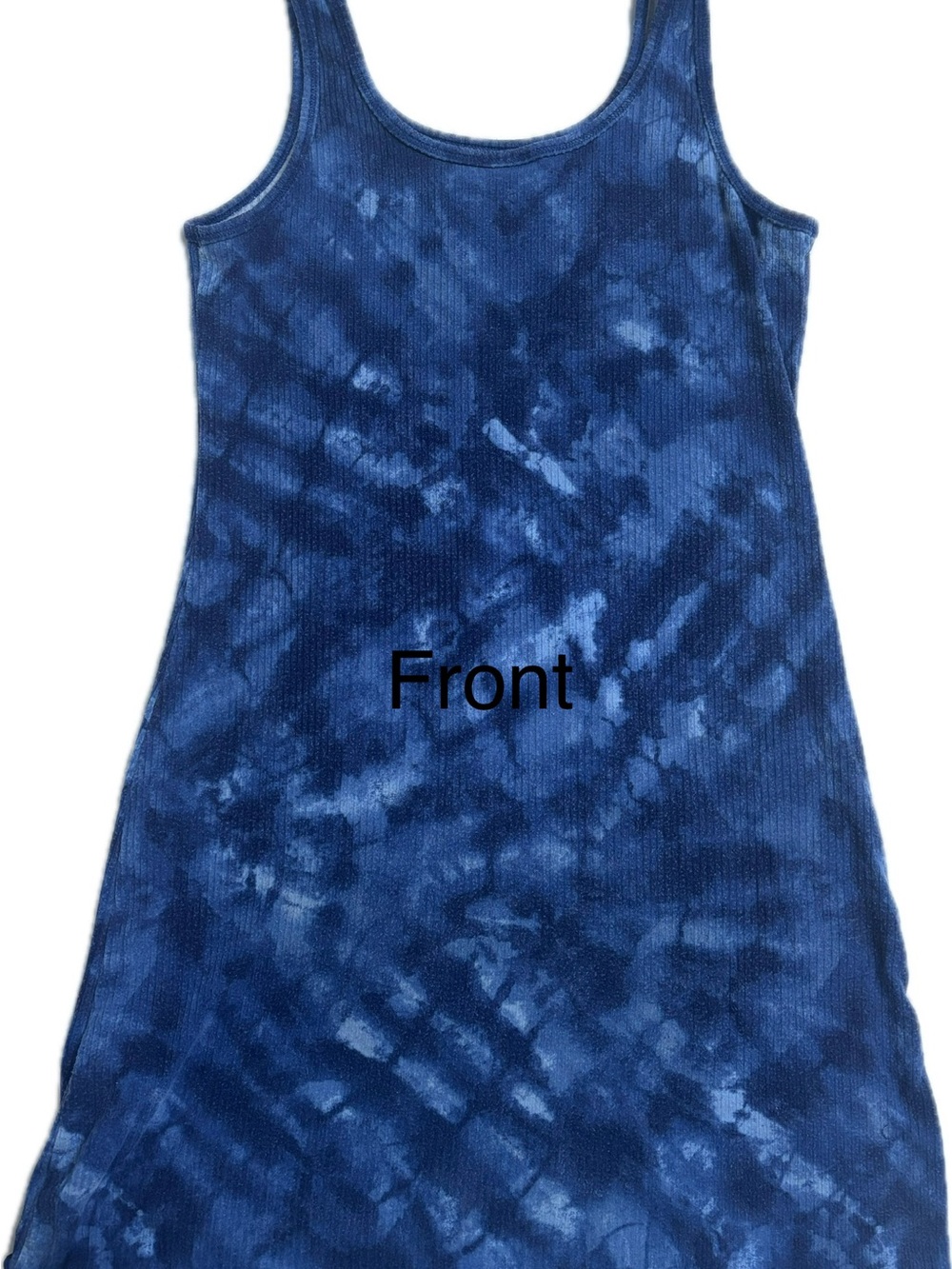abercrombie kids Blue Tie-Dye Ribbed Tank Dress or Swim Cover Up